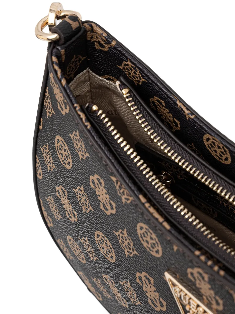GUESS USA Noelle 4G schoudertas Zwart