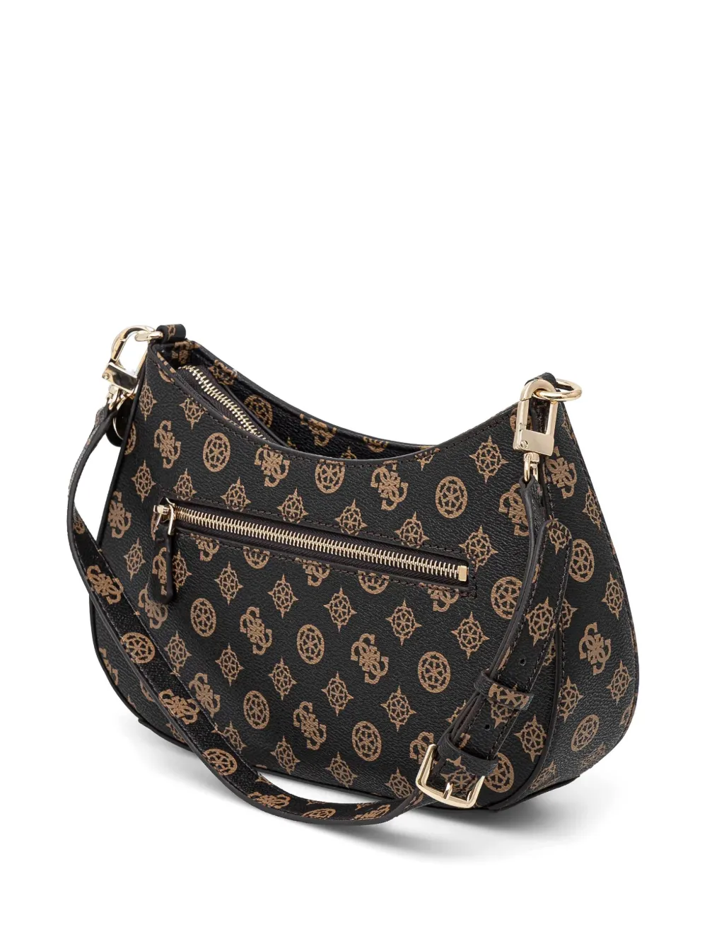 GUESS USA Noelle 4G schoudertas - Zwart