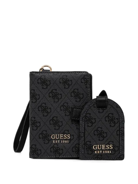GUESS USA 4G-motif passport holder