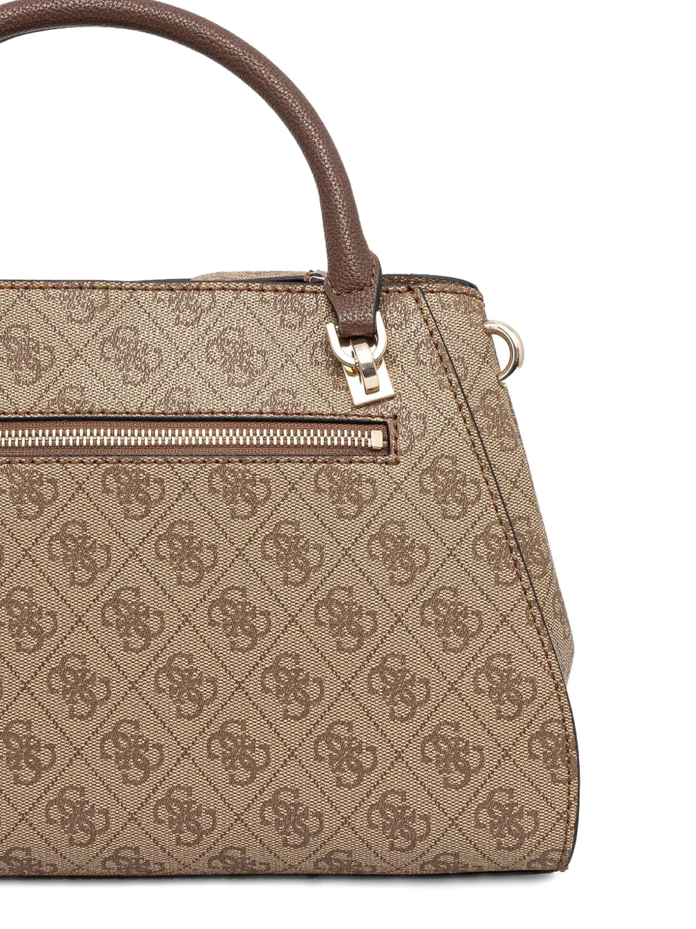 GUESS USA Noelle 4G schoudertas Beige