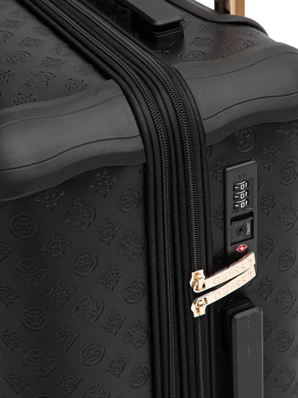 Guess Usa Medium Wilder Suitcase In Black