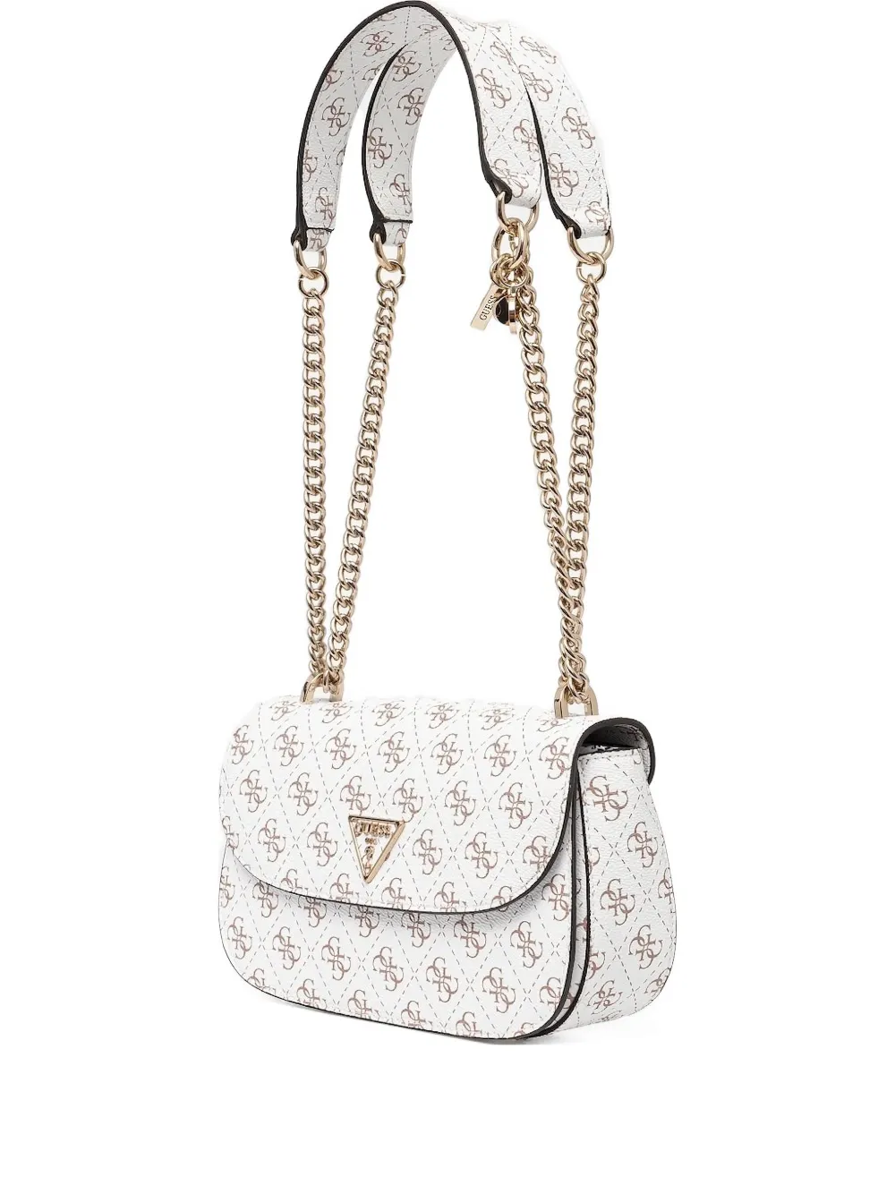 GUESS USA Crossbodytas met logoplakkaat Wit