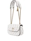 GUESS USA logo-plaque crossbody bag - White