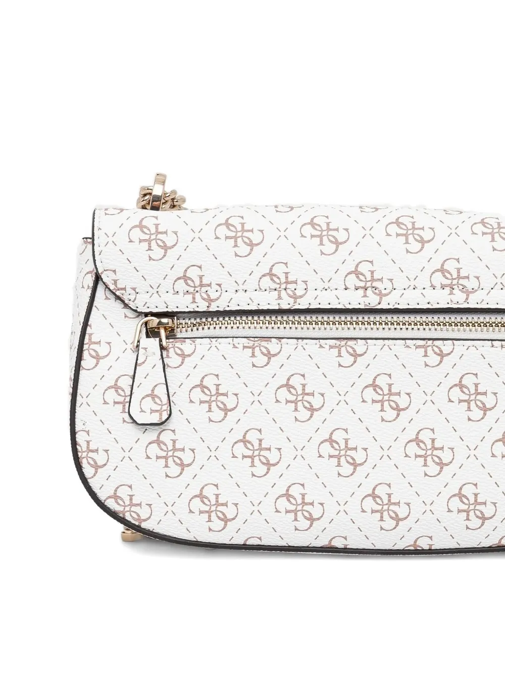 GUESS USA Crossbodytas met logoplakkaat Wit