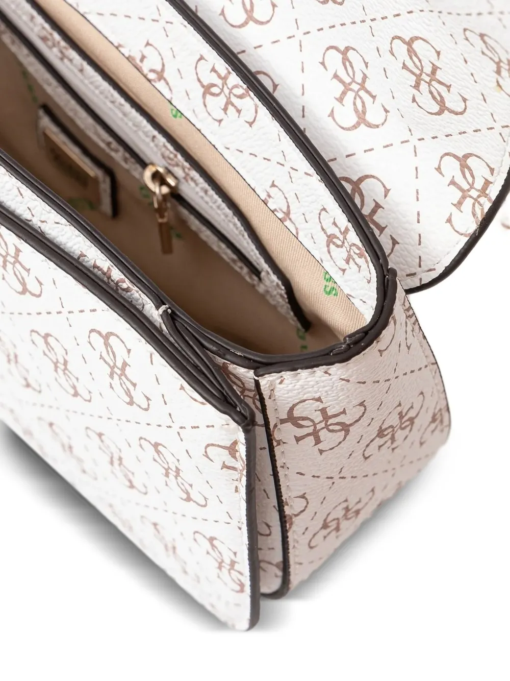 GUESS USA Crossbodytas met logoplakkaat Wit