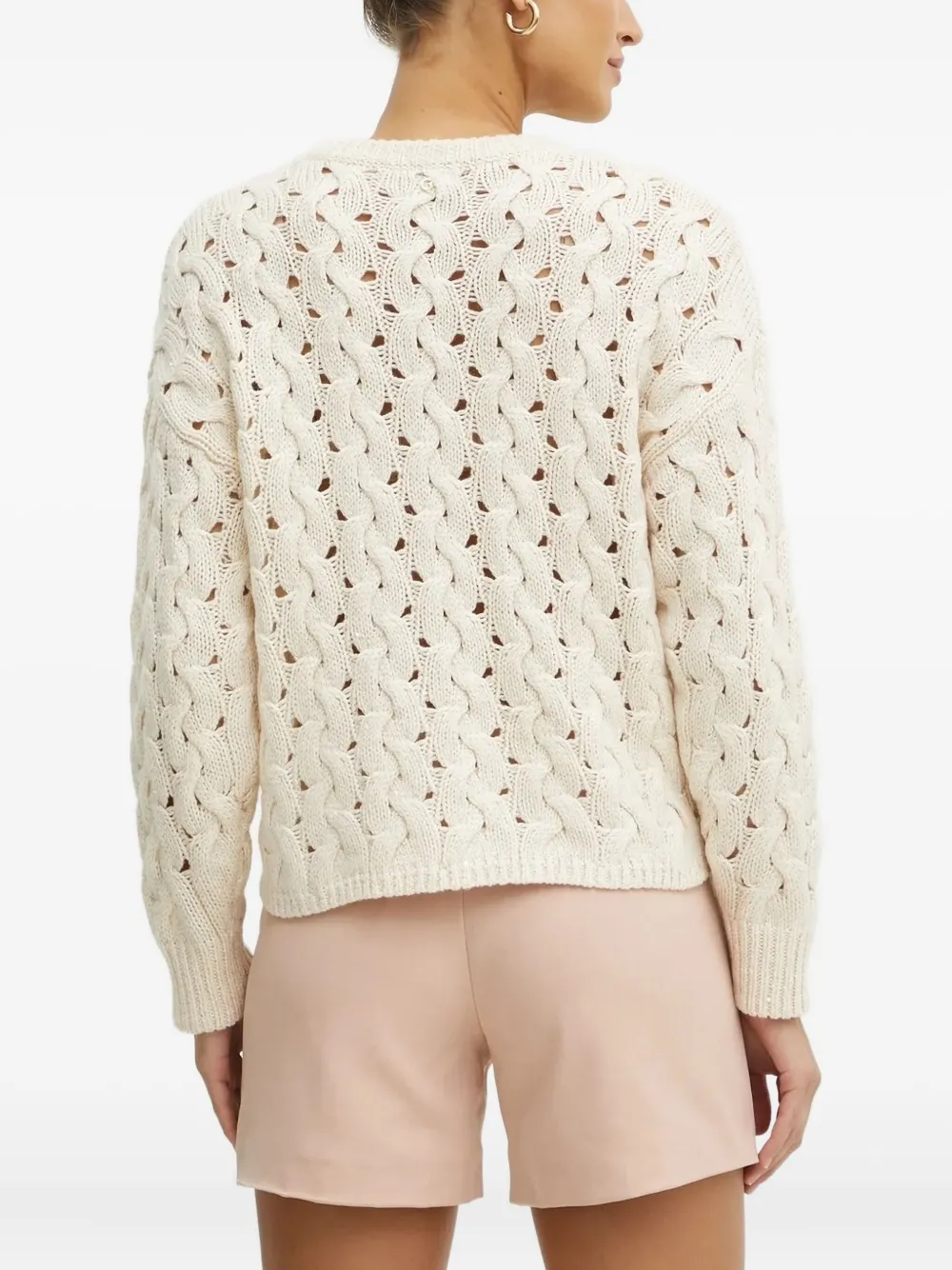 GUESS USA cable-knit eyelet sweater | Knitted Sweaters | Image 2