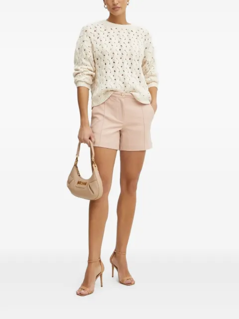 GUESS USA cable-knit eyelet sweater