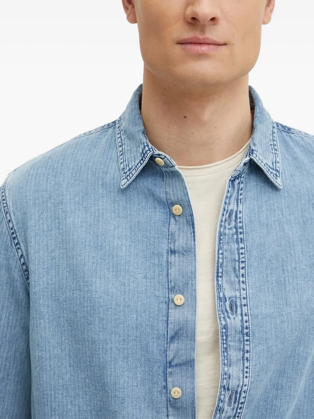 GUESS USA Denim overhemd Blauw