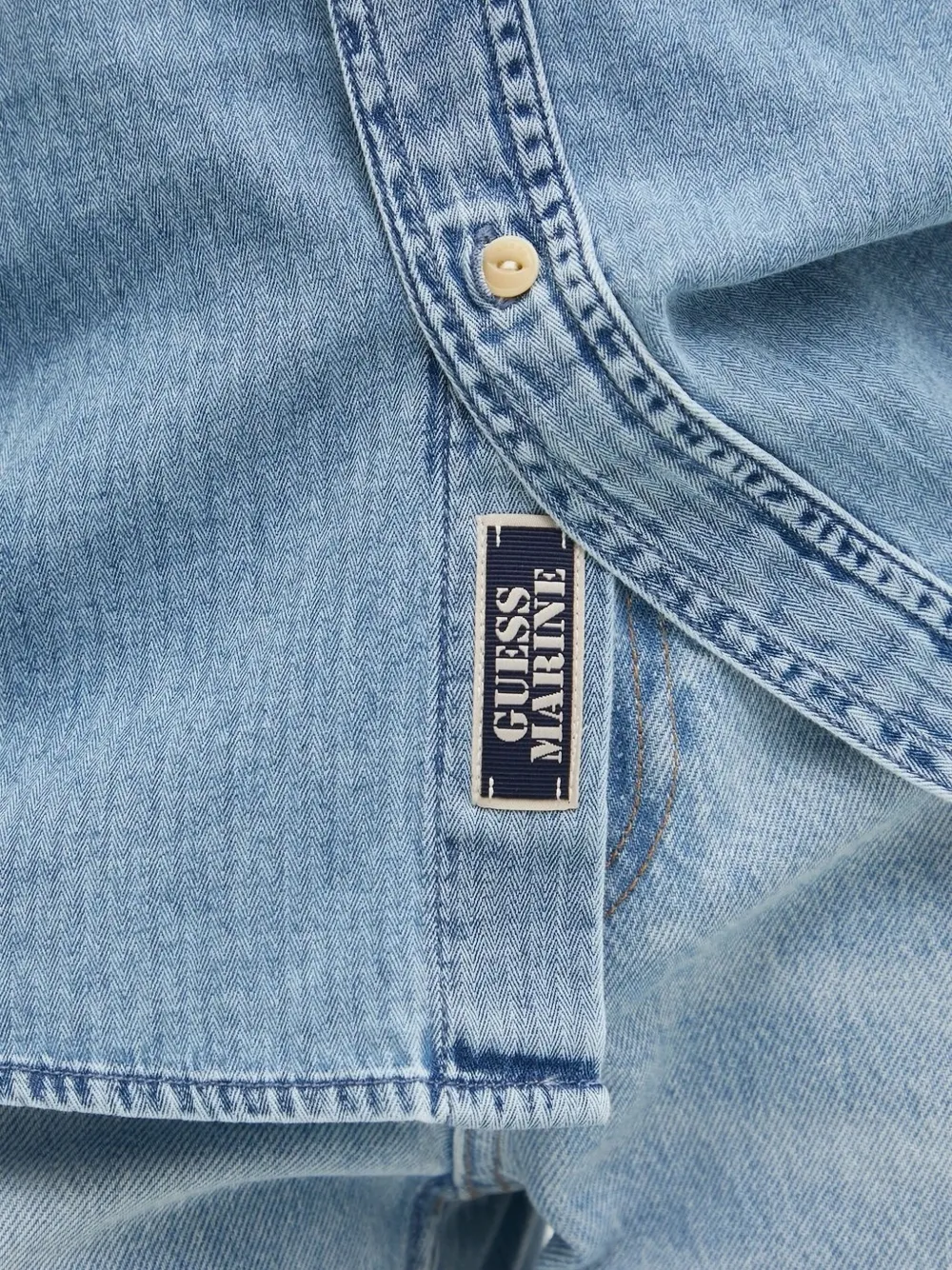 GUESS USA Denim overhemd Blauw