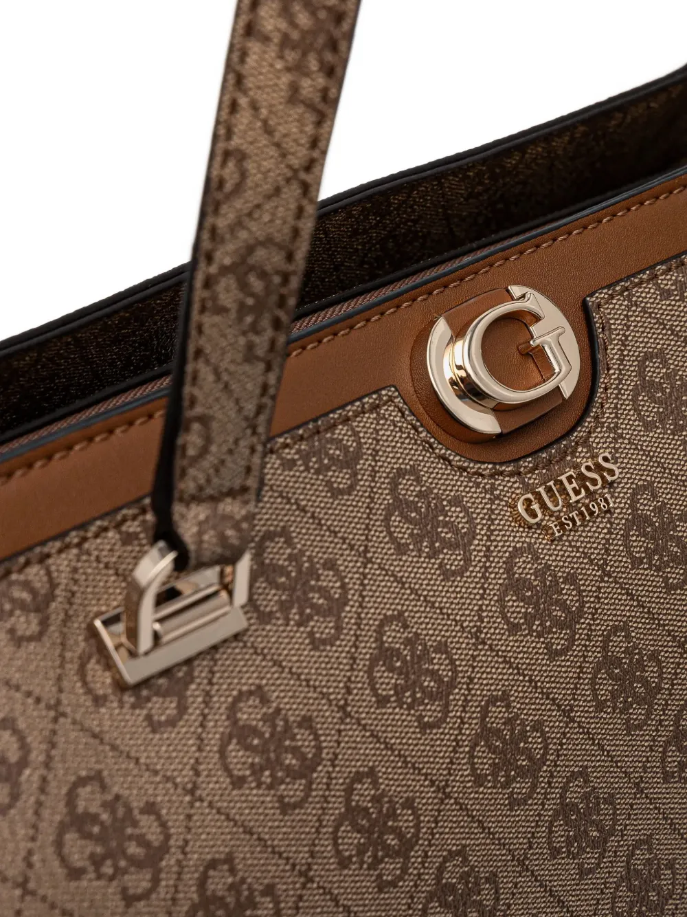 GUESS USA Orlina Travel schoudertas Beige