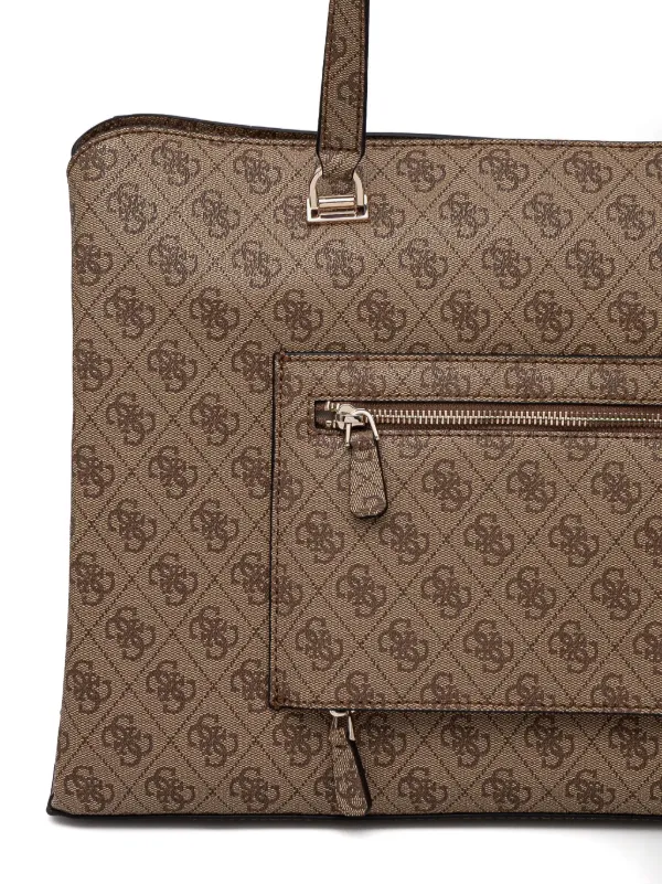 GUESS USA Orlina Travel Shoulder Bag Neutrals FARFETCH CA