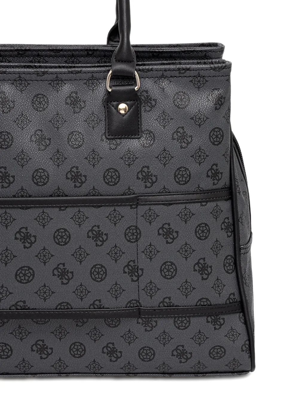 GUESS USA Reistas met monogramprint Zwart