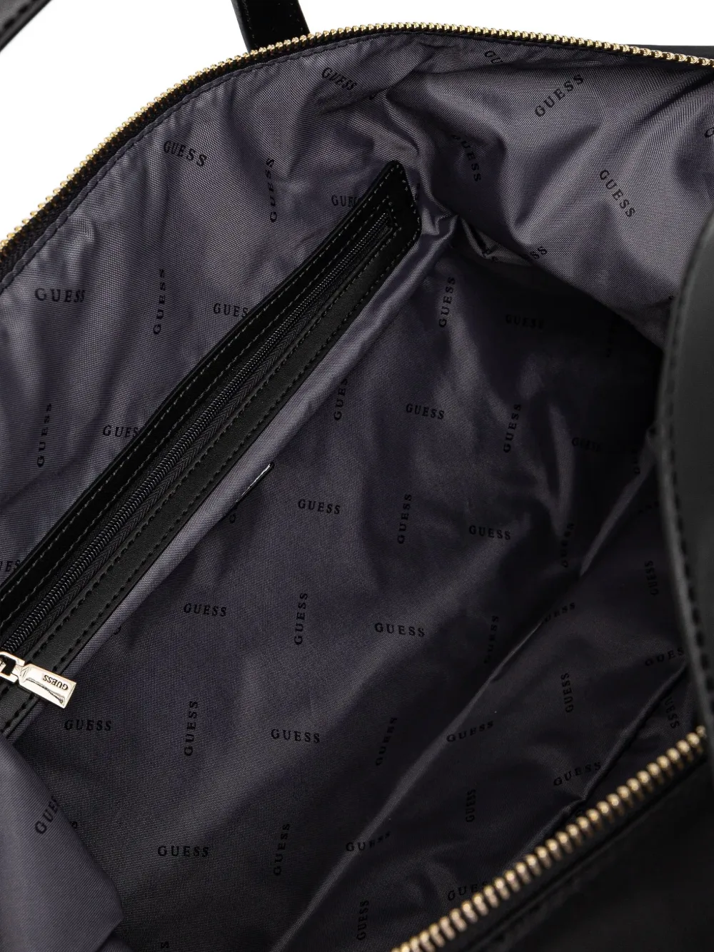 GUESS USA Reistas met logoplakkaat Zwart