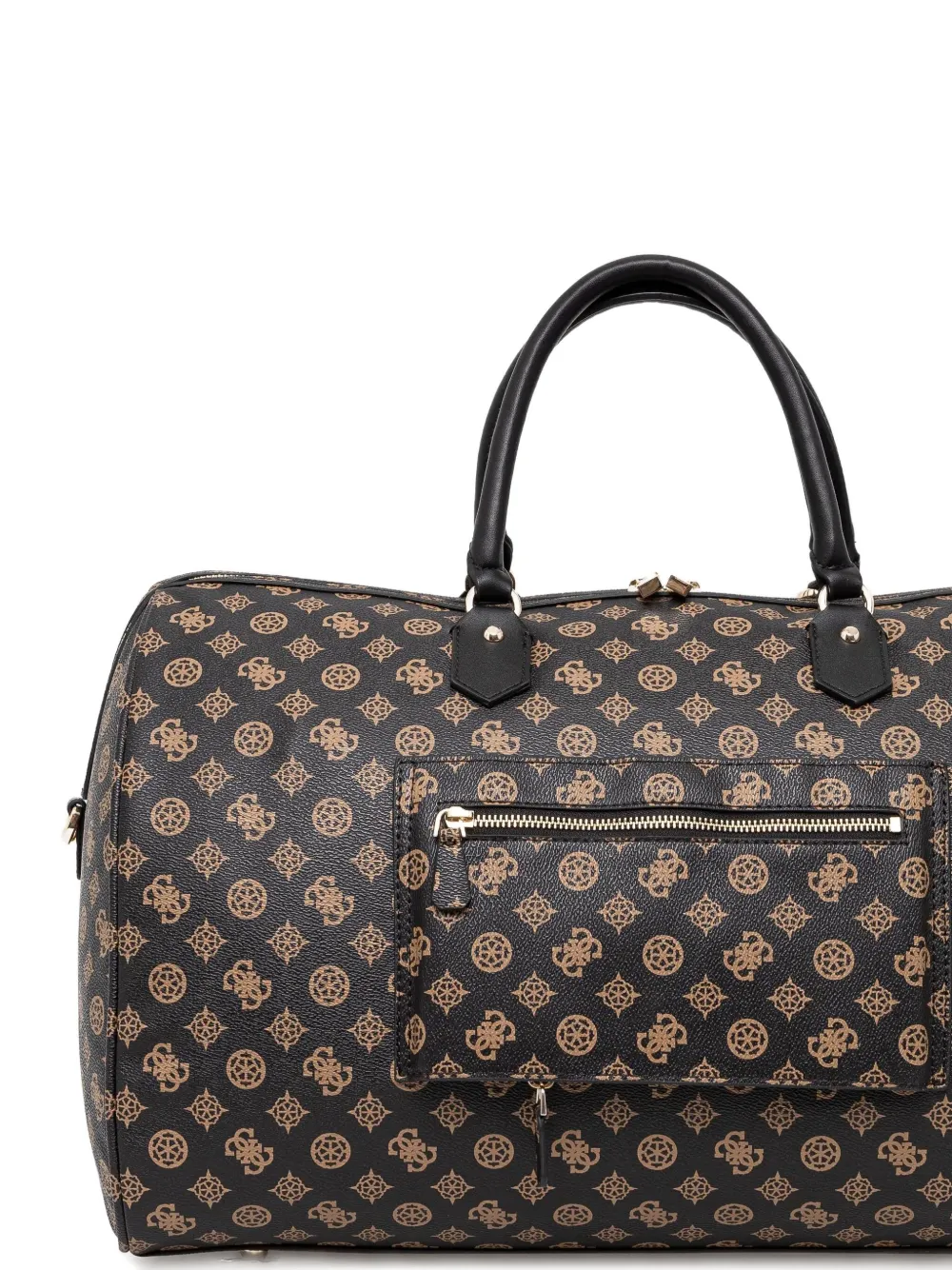 GUESS USA Wilder 4G reistas met Peony-logo Bruin