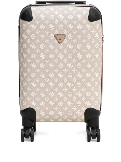 GUESS USA monogram-pattern luggage