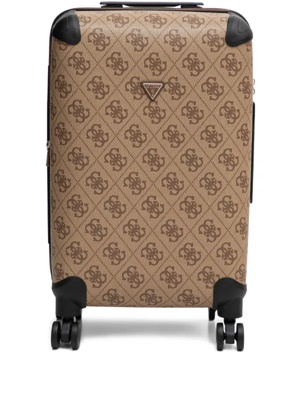 GUESS USA Medium Berta 4G Suitcase Neutrals FARFETCH JO