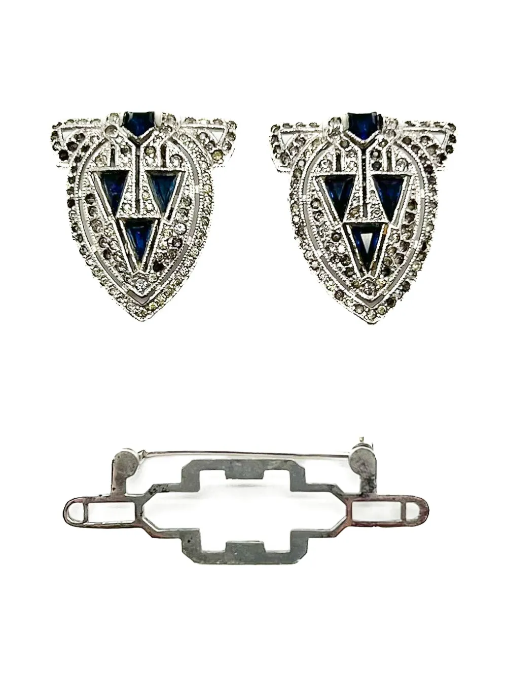 Jennifer Gibson Jewellery 1940s Coro dress clip | Silver | Image 1
