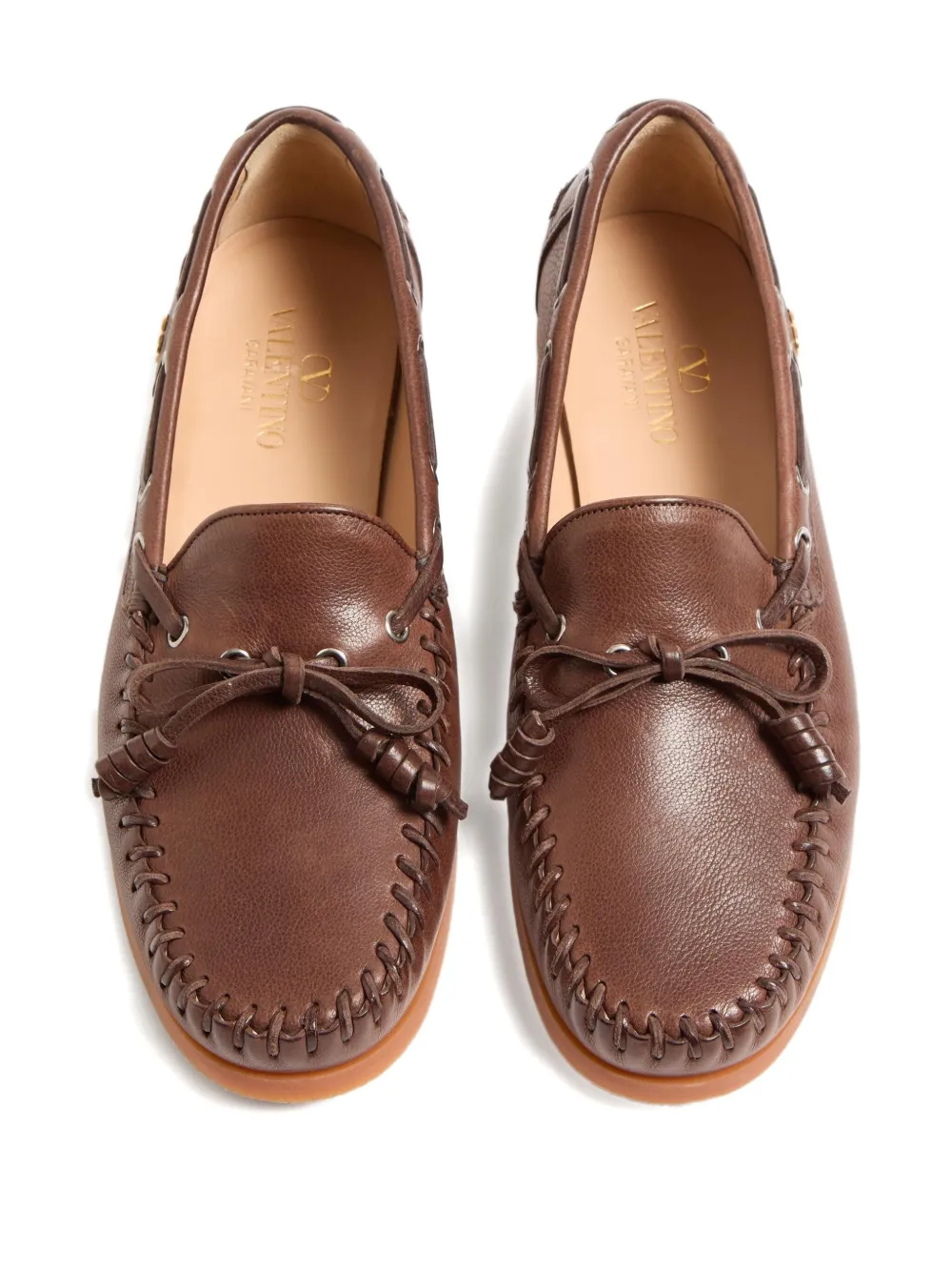 Valentino Garavani Palm Avenue bootschoenen Bruin