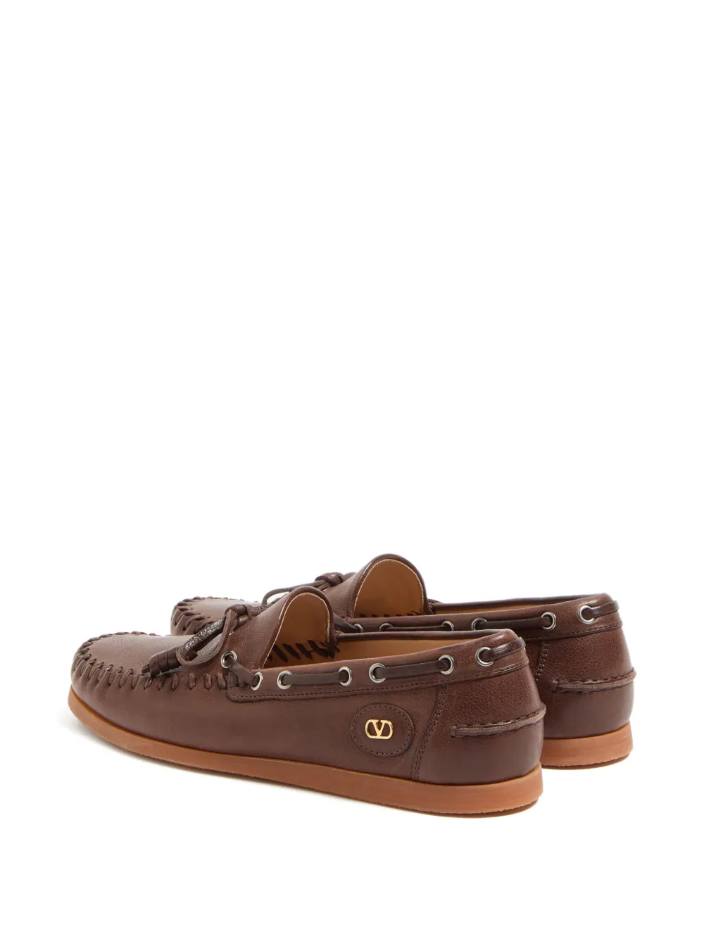 Valentino Garavani Palm Avenue bootschoenen Bruin