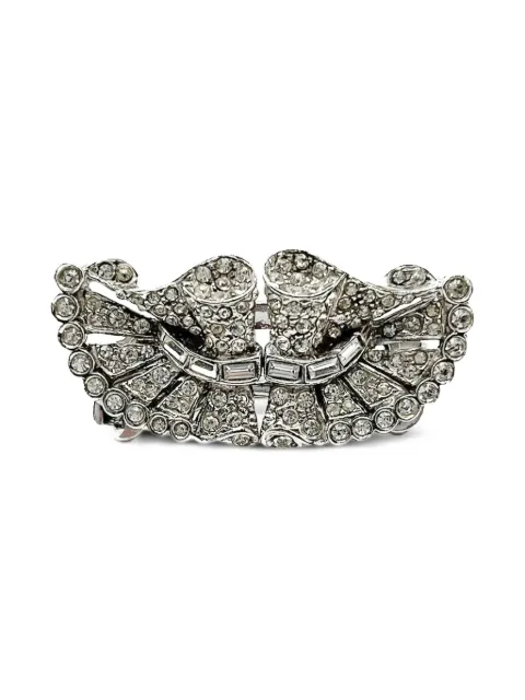 Jennifer Gibson Jewellery 1930s Double Dress Clip brooch