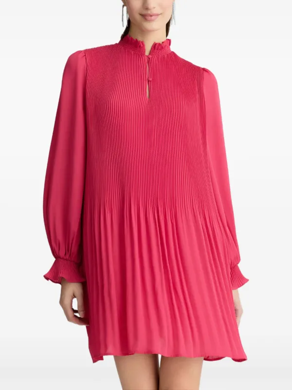 LIU JO Plissé Jurk Roze FARFETCH NL