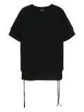 Andrea Ya'aqov double-layer T-shirt - Black