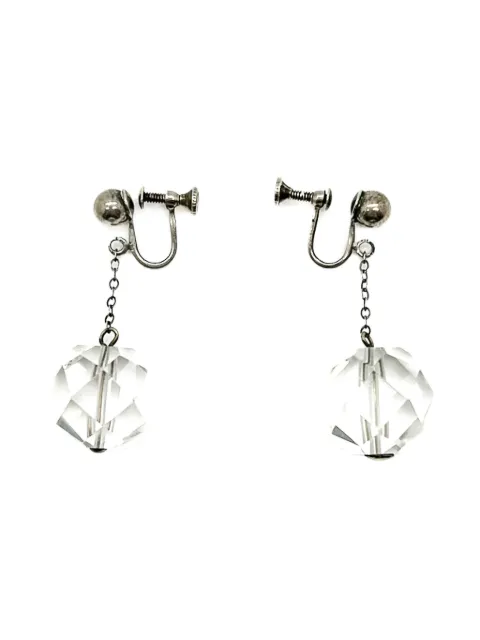 Jennifer Gibson Jewellery أقراط مزينة بكريستال من عقد 1910