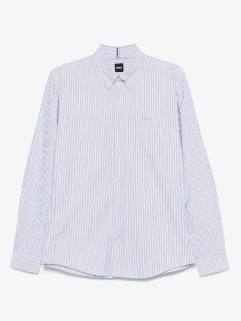 BOSS striped cotton shirt