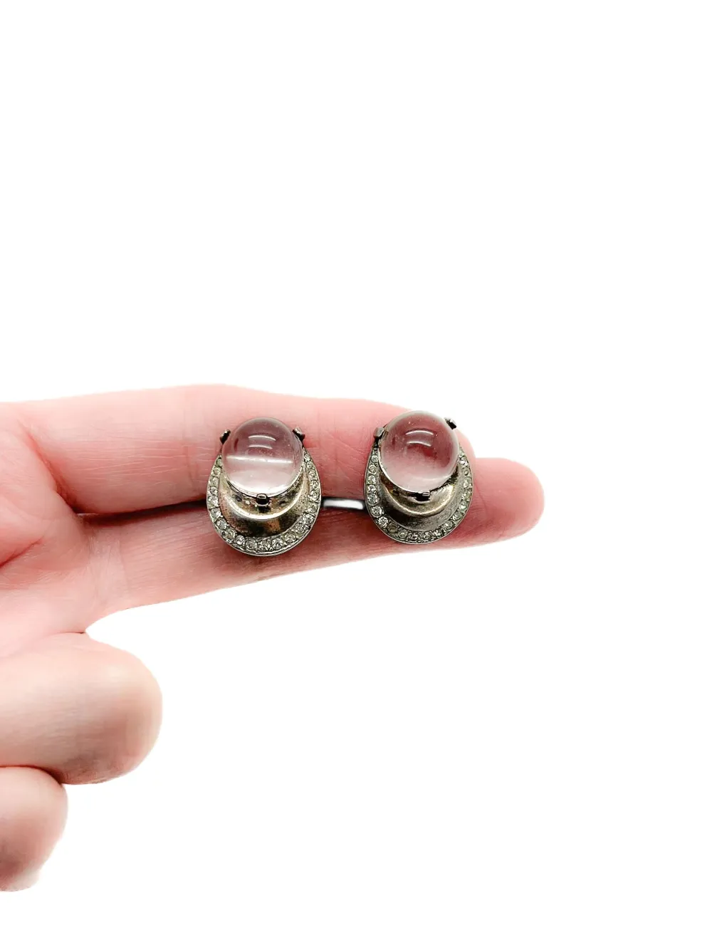 Jennifer Gibson Jewellery  x Trifari by Alfred Philippe Pre-Owned 1940s Crown earrings | Image 2