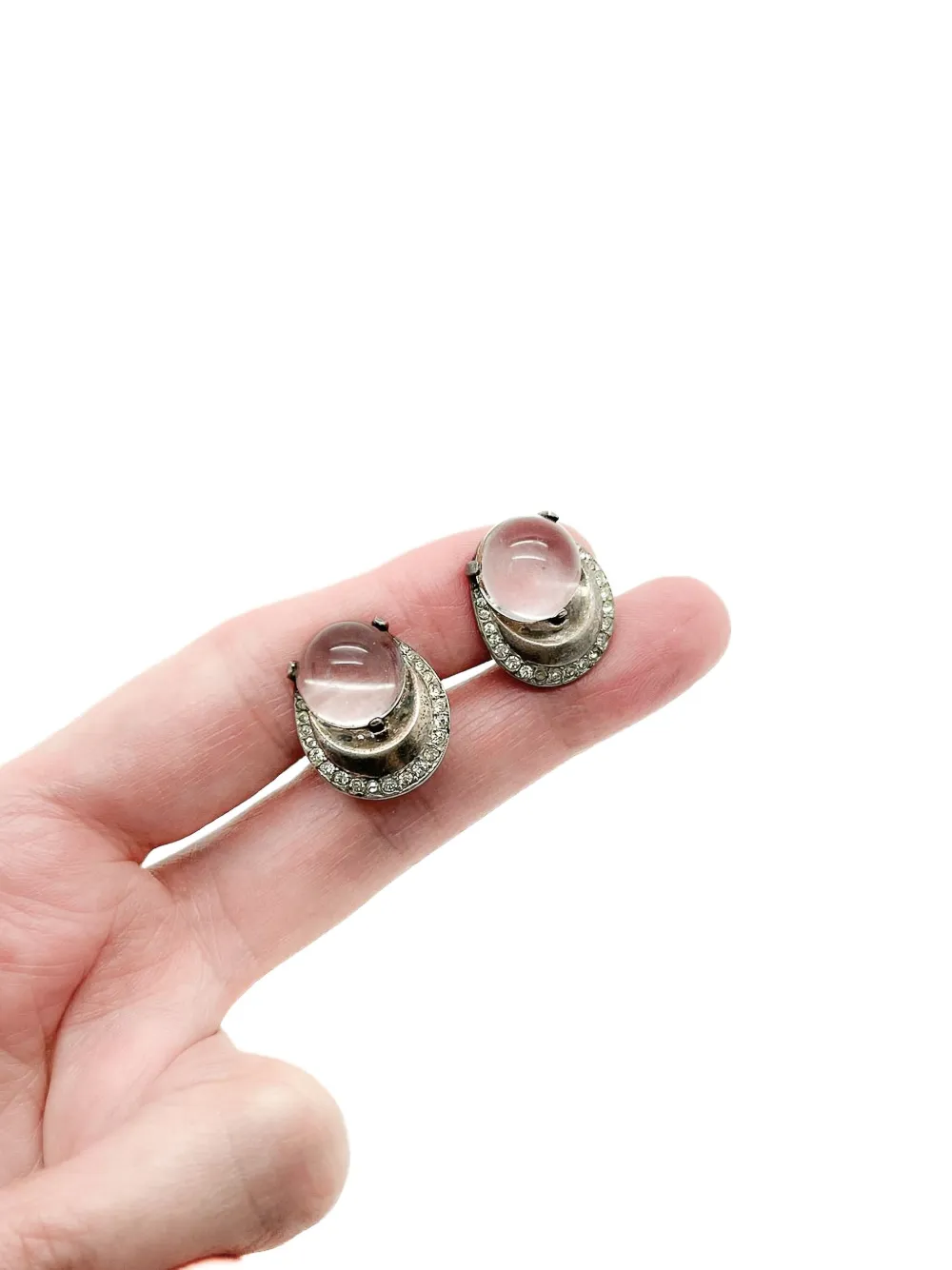 X Trifari By Alfred Philippe Pre-Owned 1940s Crown Earrings