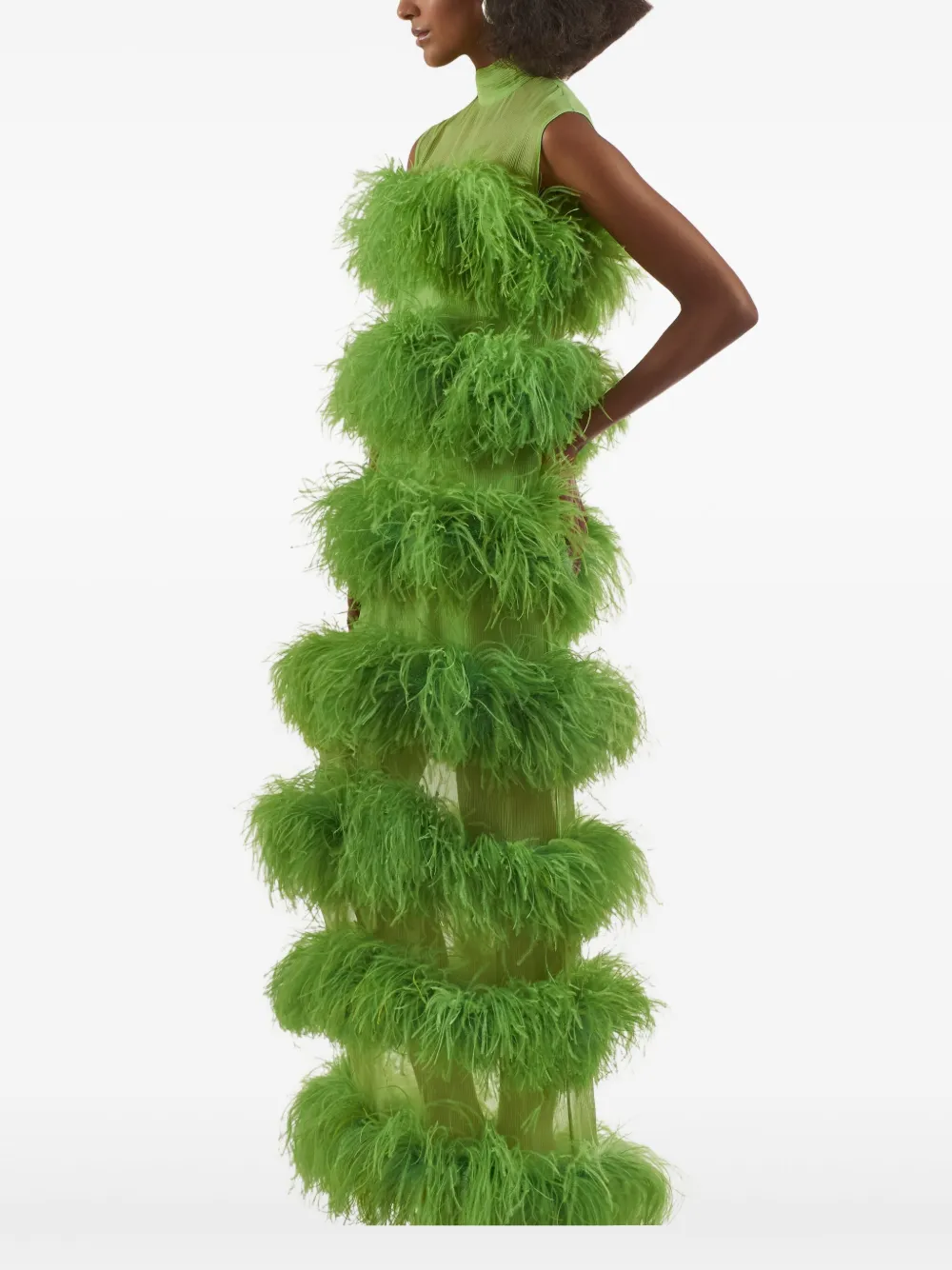 Taller Marmo Divine jurk Groen