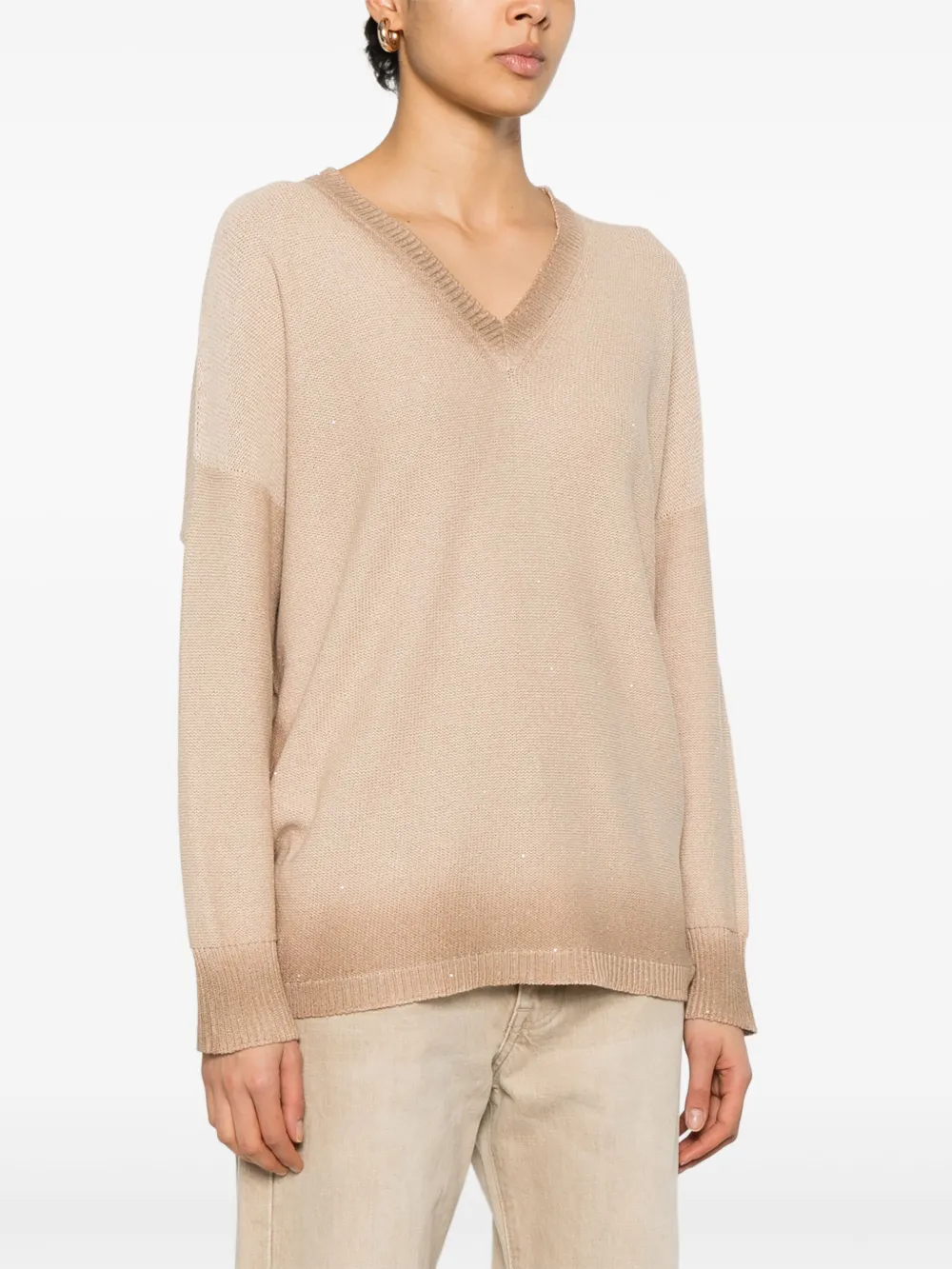 FABIANA FILIPPI SEQUIN-EMBELLISHED SWEATER