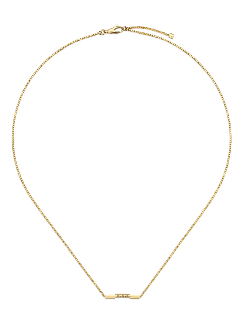 Gucci L2L halskæde | guldtonet | Image 1