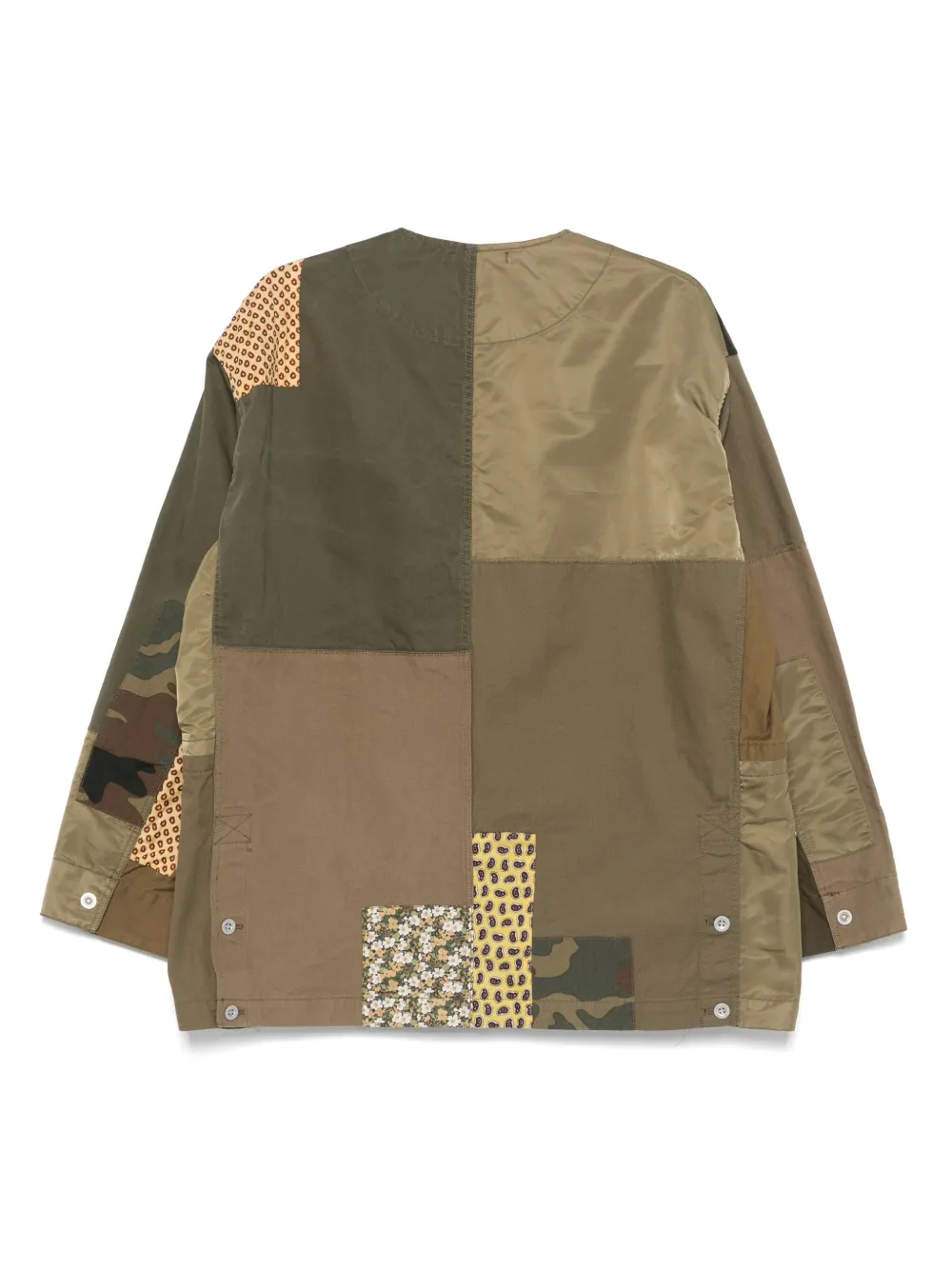 Comme des Garçons Homme chamarra con diseño patchwork | Sobrecamisas | Image 2