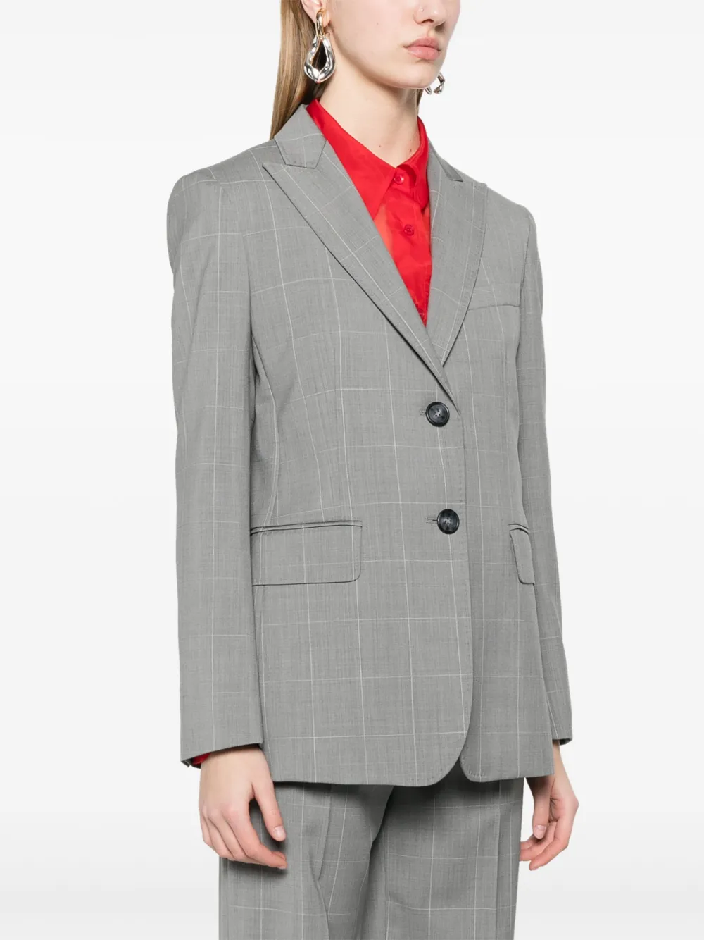 Max Mara Panno blazer Grijs