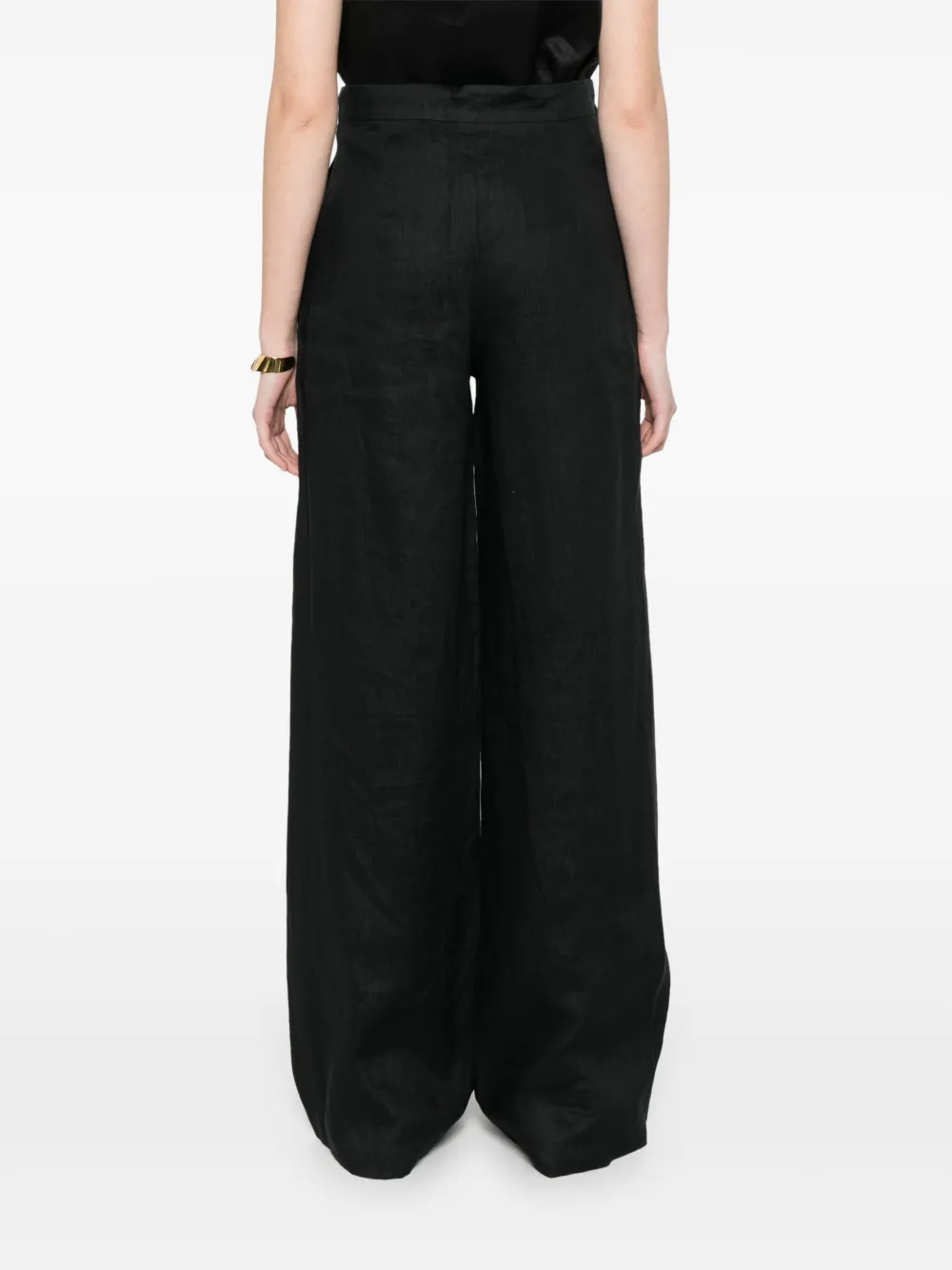 Max Mara Garibo palazzo broek Zwart