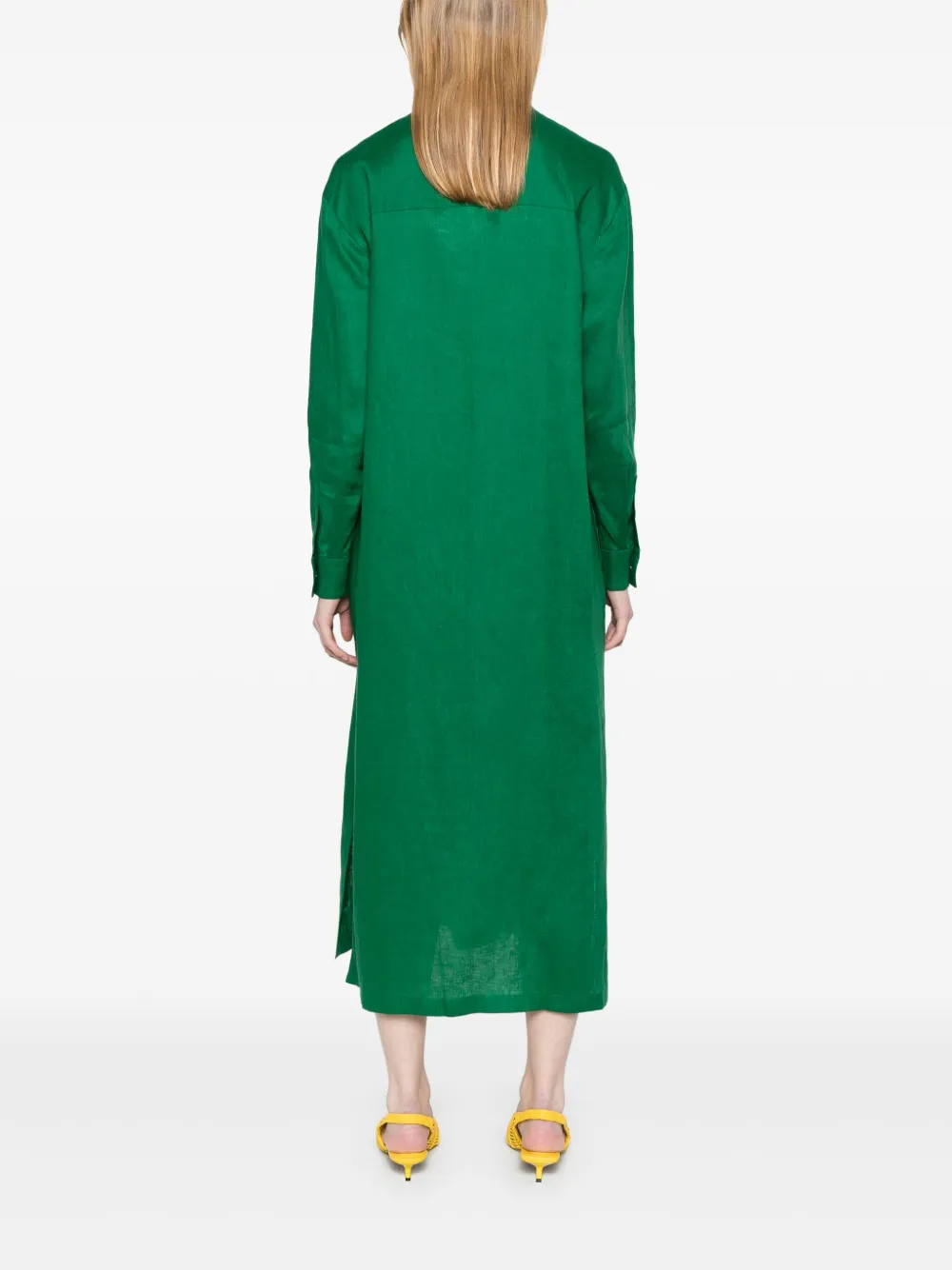 Max Mara Megaton midi-jurk Groen
