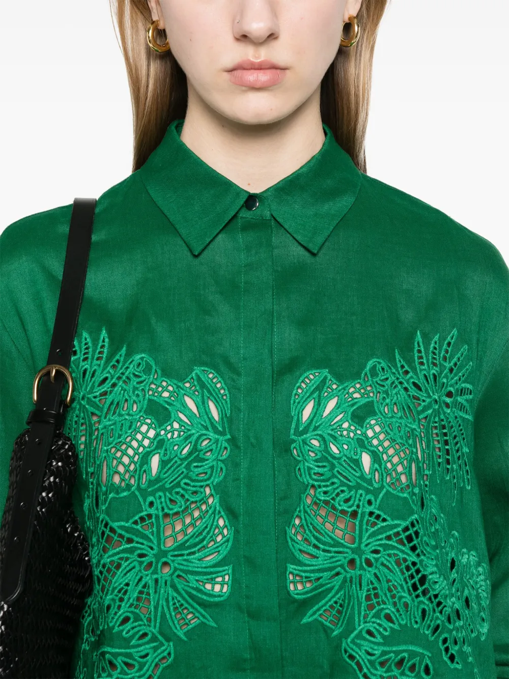 Max Mara Megaton midi-jurk Groen
