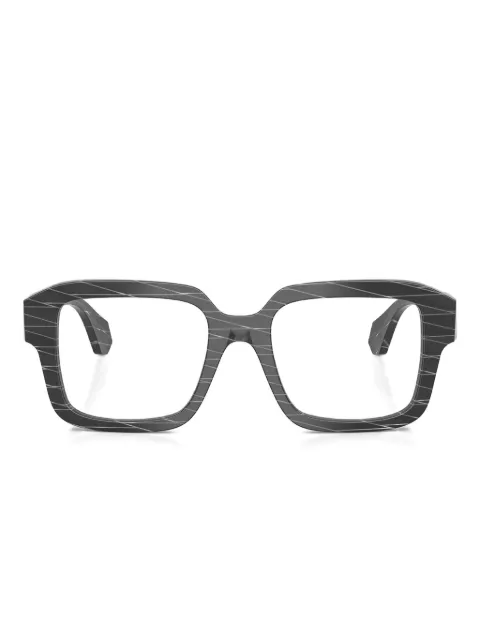 Alain Mikli rhombus-pattern square glasses