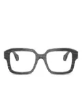 Alain Mikli rhombus-pattern square glasses - Black