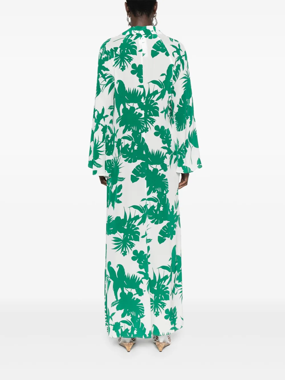 Max Mara Livrea maxi-jurk Groen