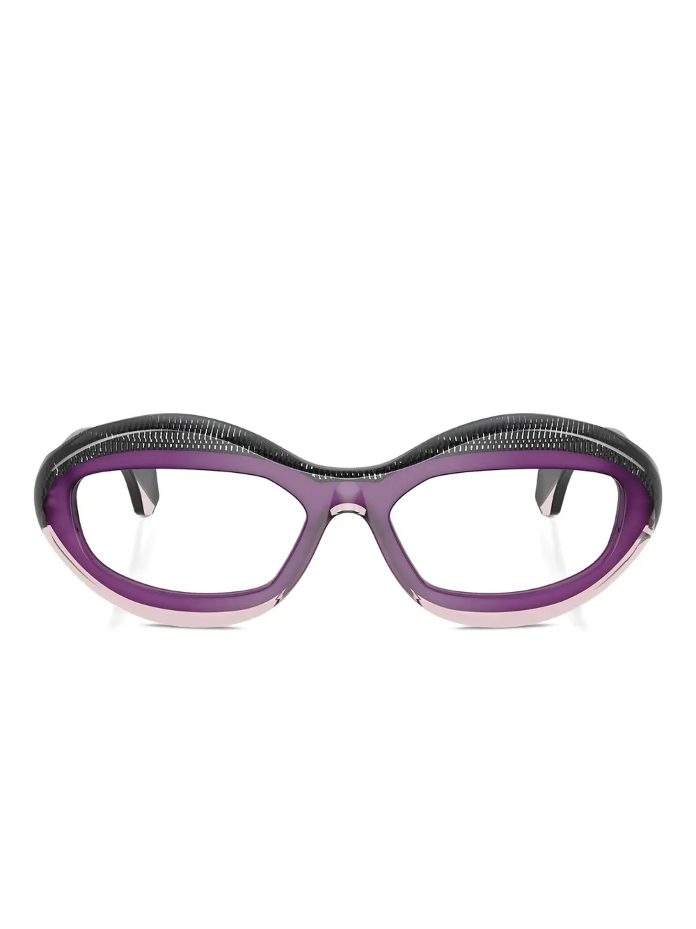 Alain Mikli lentes con armazón ovalada | morado | Image 1