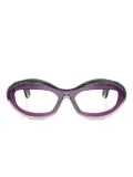 Alain Mikli oval-frame glasses - Purple