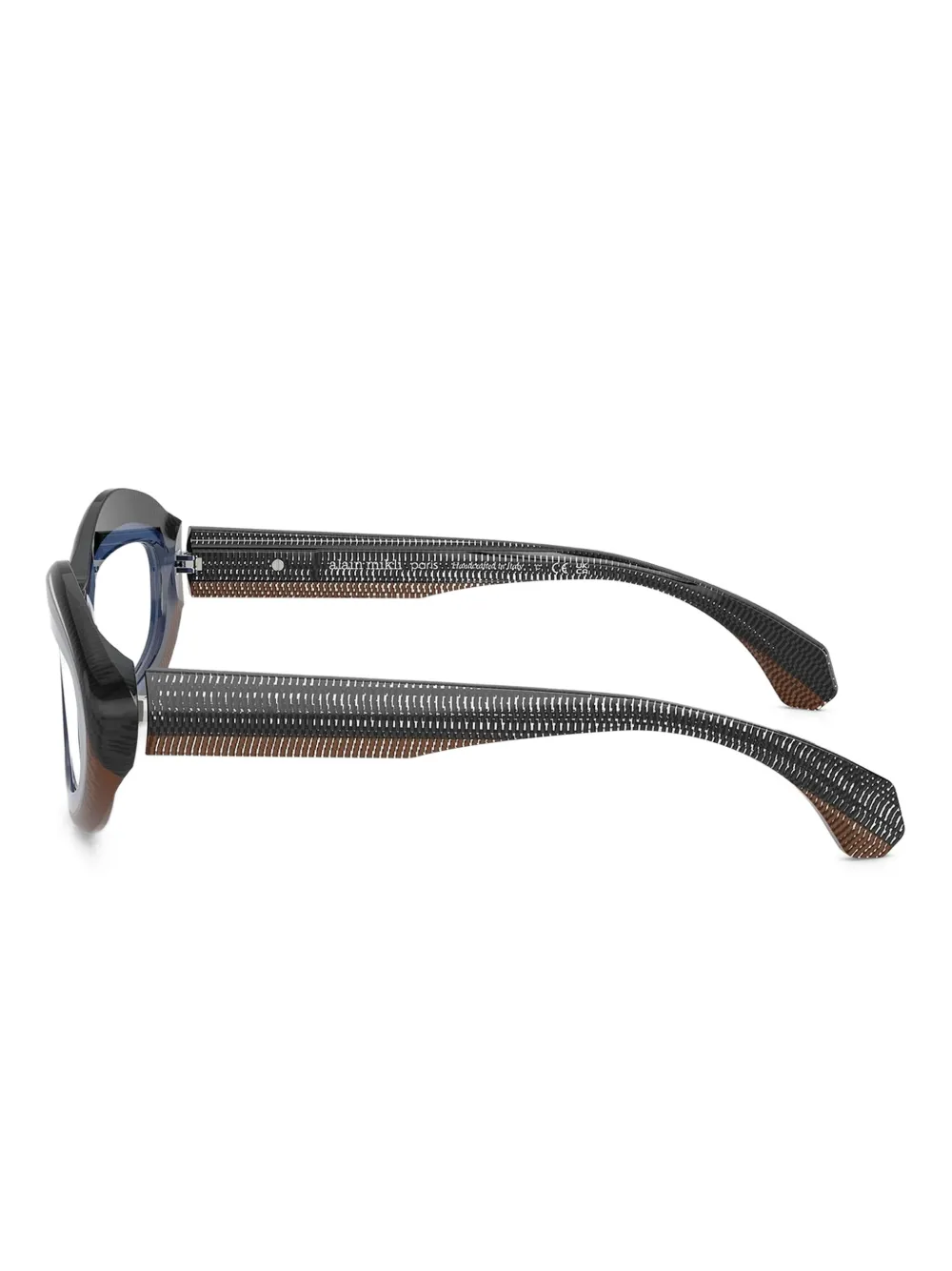  Alain Mikli Oval-frame Glasses - Blue 