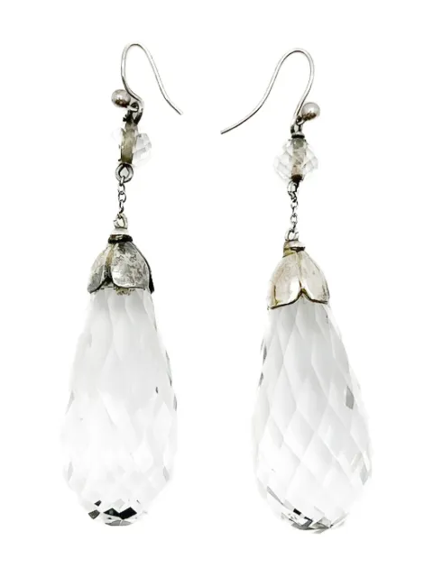 Jennifer Gibson Jewellery أقراط متدلية مزينة بكريستال من عقد التسعينيات