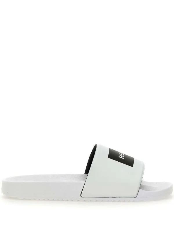 サンダル HUGO Men Sandals White 50522525 100 Amazon.com | HUGO Men's Modern Slide, White100, 6 | Sandals