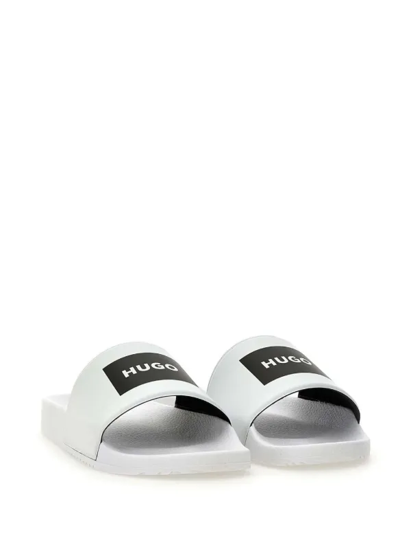 HUGO Timein Slides | White | FARFETCH