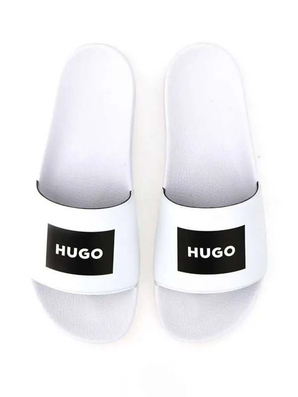 HUGO Timein Slides | White | FARFETCH