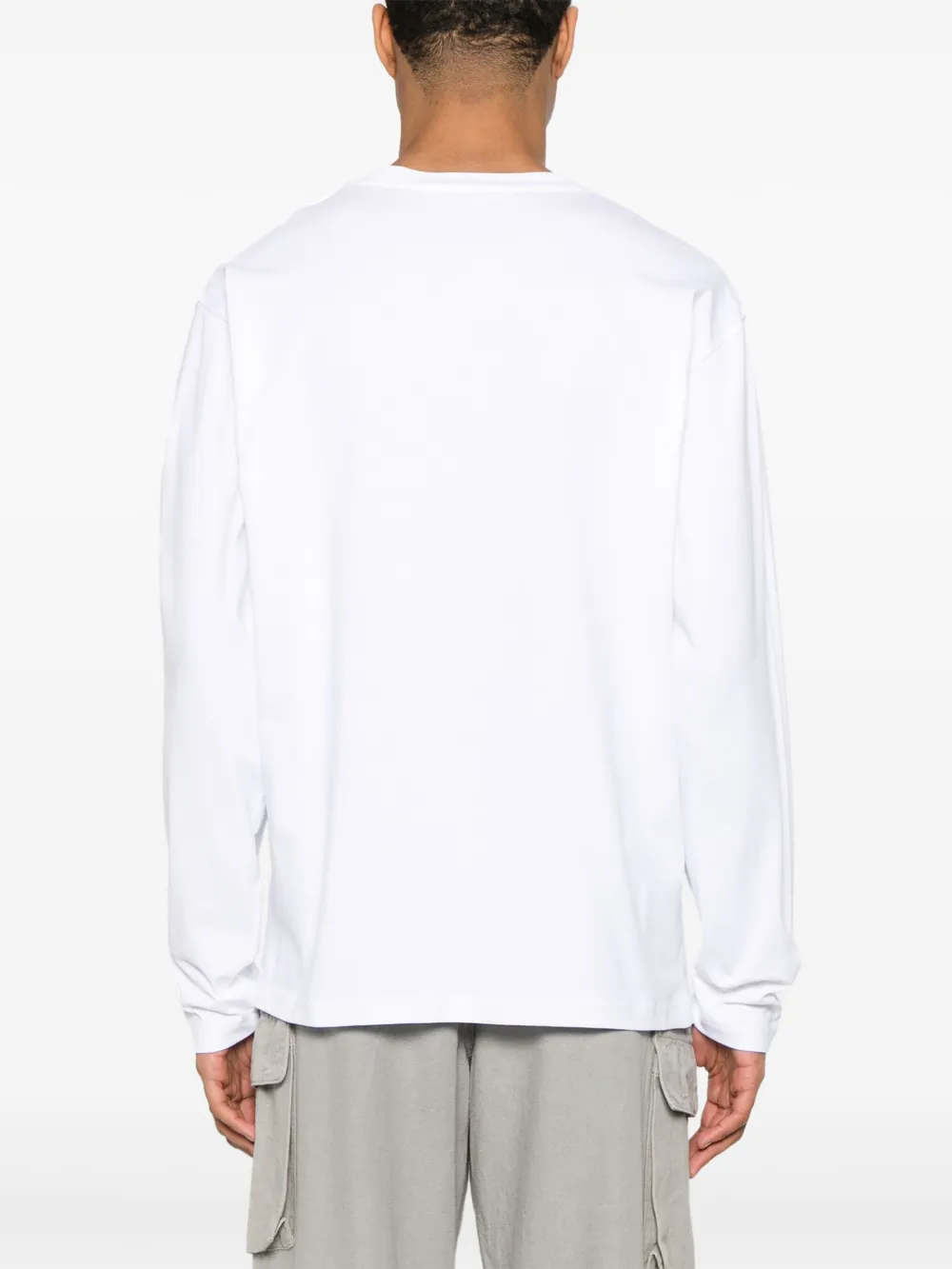 Moncler T-shirt met lange mouwen Wit