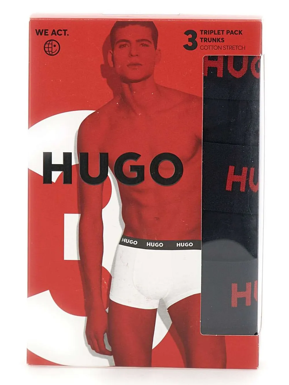 HUGO logo-waistband briefs (pack of three) | Image 2